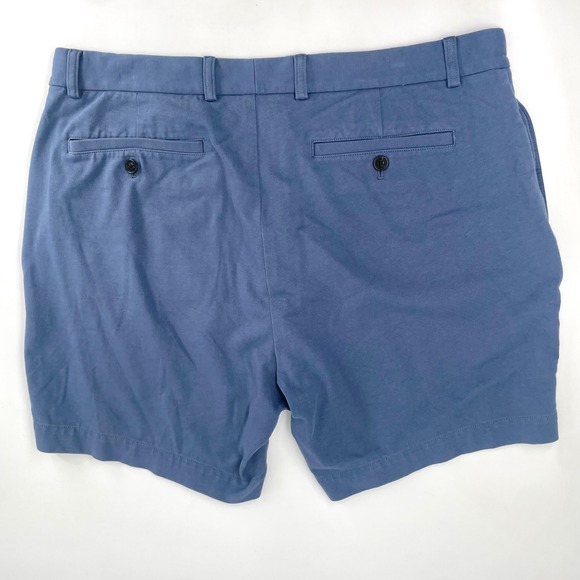 Brooks Brothers 100% cotton Mens Blue Chino Shorts Size 36 6 Inch Inseam - Picture 2 of 5